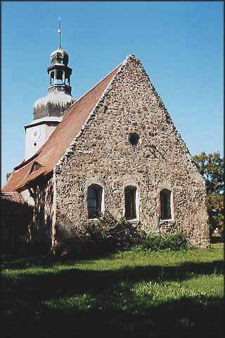 Kirche Mit Taufengel In Bronkow Oberspreewald Lausitz